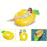 Inflatable Giant Pineapple Pool Float Swimming Ring Fun Water Toy Inner Tube