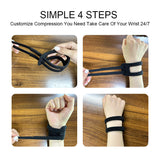 TFCC Wrist Brace Adjustable Wrist Band Straps for Ulnar Sided Wrist Pain Support