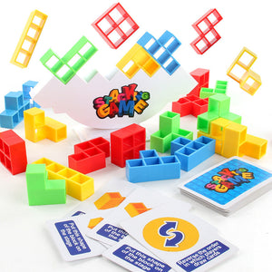 Tetra Tower Game Stacking Blocks