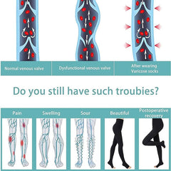 Compression Tights Pantyhose 20-30mmHg Graduated Support Stockings