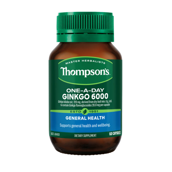 Thompson's One-A-Day Ginkgo 6000 - 60 Capsules