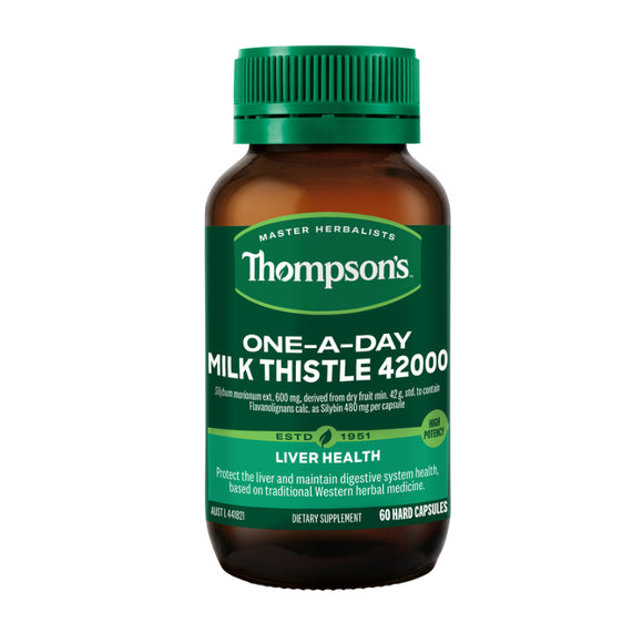 Thompson's One-A-Day Milk Thistle 42000mg - 60 Capsules