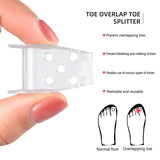 Silicone Gel Toe Separator Spacer Straightener Relief Foot Bunion Pain