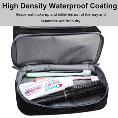 Hanging Toiletry Bag Travel Organizer Bag For Shampoo Makeup Cosmetics