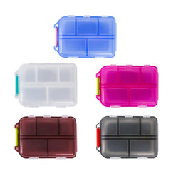 10 Grid Compartments Pocket Travel Pill Boxes Organizer