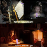 USB Rechargeable Book Cliip On Light for Reading