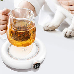 Electric Coaster Teapot USB Warmer Tea Cup Heat Mat Thermostat Insulation Heater