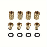 1 Set Universal Brass Garden Hose Connectors