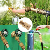 1 Set Universal Brass Garden Hose Connectors