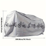 Waterproof PEVA Vehicle Cover for Electric Bikes Motorcycles Bicycles