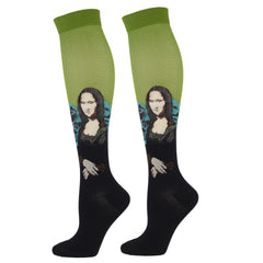 Vintage Artwork Painting Socks 20-30 mmHg Compression Stockings