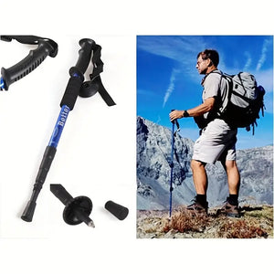 Lightweight Foldable Retractable Trekking Poles Adjustable Hiking Walking Sticks