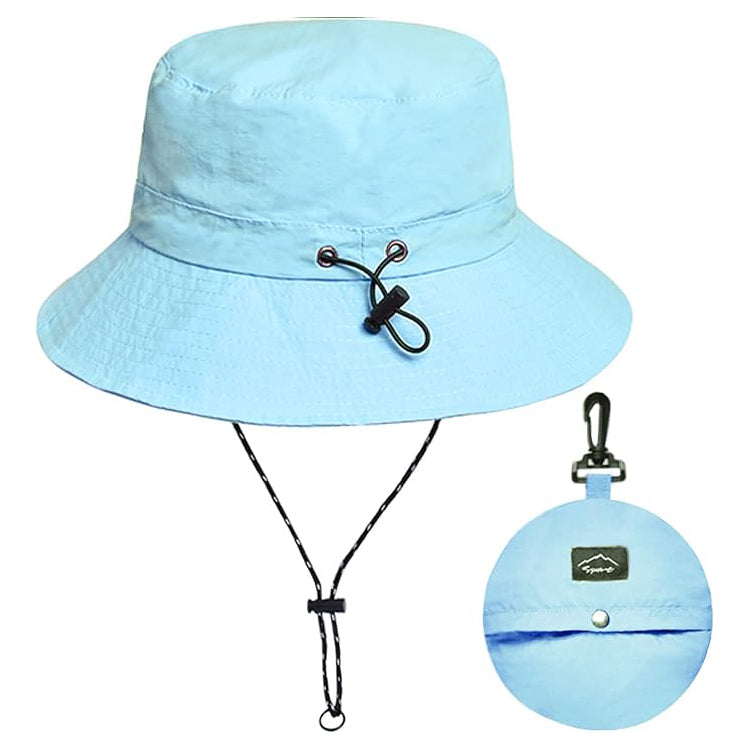 Waterproof Bucket Hat for Women and Men Sun Protection Beach Sun Hat Fishing Safari Boonie Cap