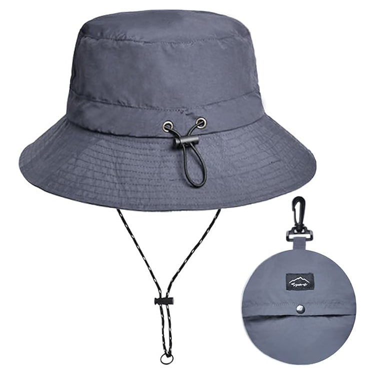 Waterproof Bucket Hat for Women and Men Sun Protection Beach Sun Hat Fishing Safari Boonie Cap