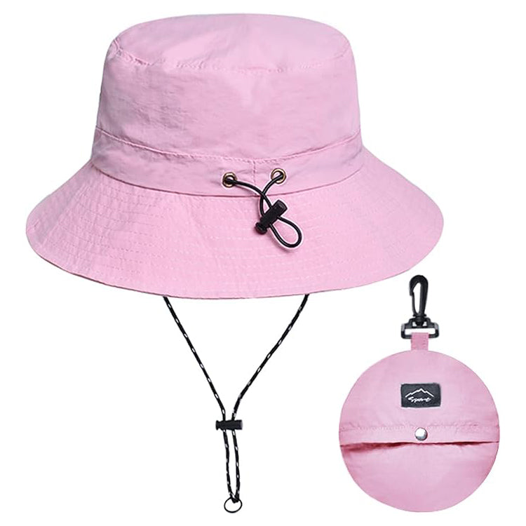 Waterproof Bucket Hat for Women and Men Sun Protection Beach Sun Hat Fishing Safari Boonie Cap