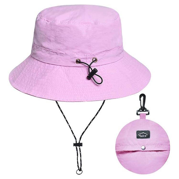 Waterproof Bucket Hat for Women and Men Sun Protection Beach Sun Hat Fishing Safari Boonie Cap