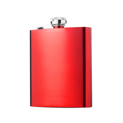 Stainless Steel Hip Liquor Whiskey Alcohol Flask Cap Pocket Wine Bottle
