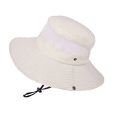 Wide Brim Bucket Hat UV Protection Summer Fisherman Hat Breathable Sun Hat