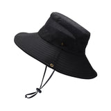 Wide Brim Bucket Hat UV Protection Summer Fisherman Hat Breathable Sun Hat