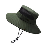 Wide Brim Bucket Hat UV Protection Summer Fisherman Hat Breathable Sun Hat