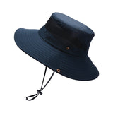 Wide Brim Bucket Hat UV Protection Summer Fisherman Hat Breathable Sun Hat