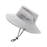 Wide Brim Bucket Hat UV Protection Summer Fisherman Hat Breathable Sun Hat