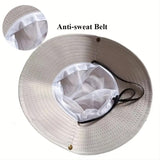 Wide Brim Bucket Hat UV Protection Summer Fisherman Hat Breathable Sun Hat