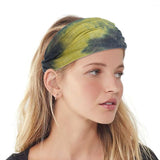 Women Knotted Headband Tie Dye Head Wraps Workout Sweatbands