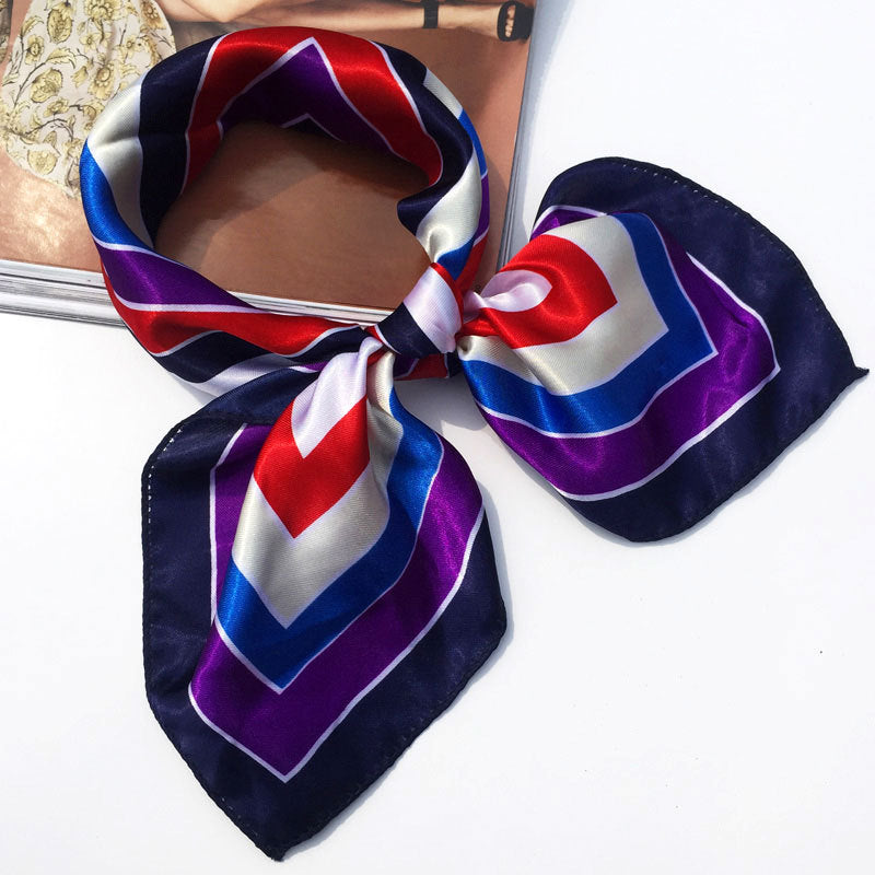 Silk Scarf 50 x 50 cm Small Square Scarf Handkerchief