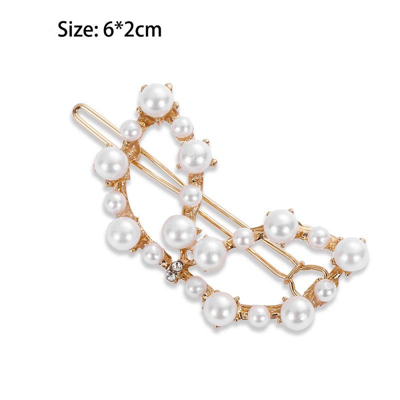 Fashion Barrette Women Elegant Korean Hair Clip Snap Stick Hairpin Bobby Pin Headwear Accessories