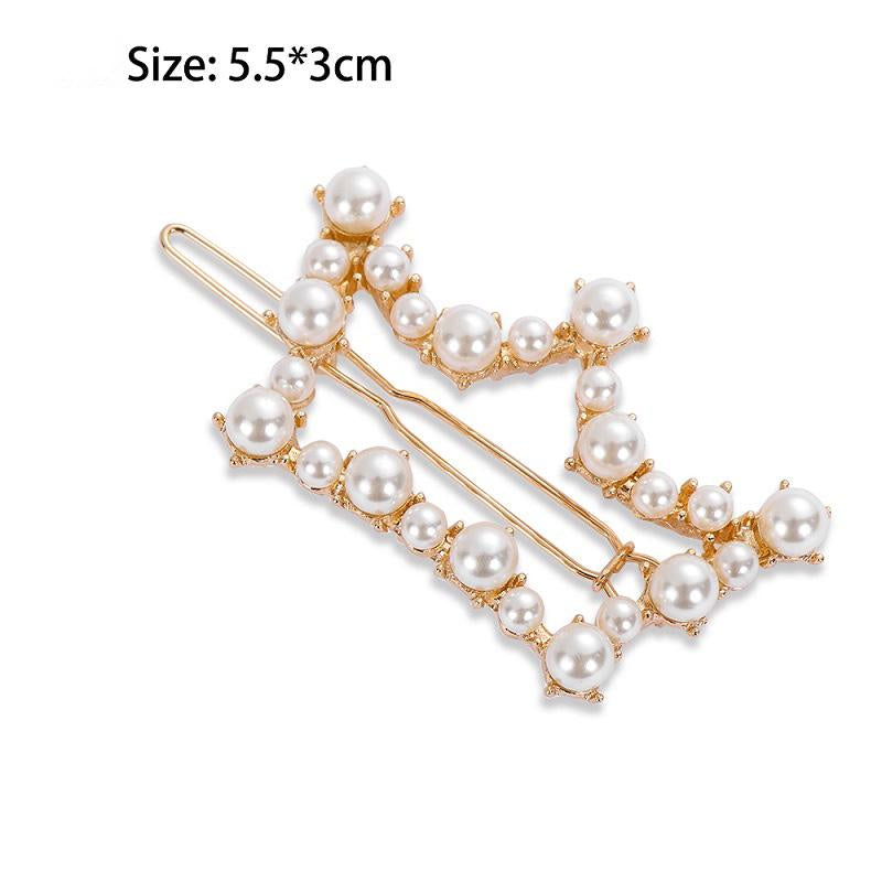 Fashion Barrette Women Elegant Korean Hair Clip Snap Stick Hairpin Bobby Pin Headwear Accessories