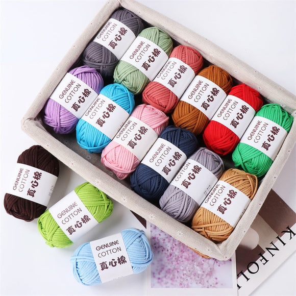 Cotton Light Knitting and Crochet Yarn Soft Versatile Durable Wide Color Range