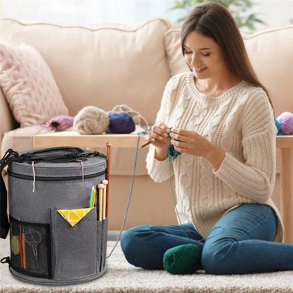 Yarn Organizer Tote Portable Storage Bag