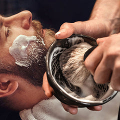 3pcs Shaving Brush Set Beard Shaving Brush Bowl Safety Shaving Stand Kit for Men