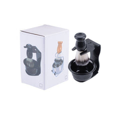 3pcs Shaving Brush Set Beard Shaving Brush Bowl Safety Shaving Stand Kit for Men