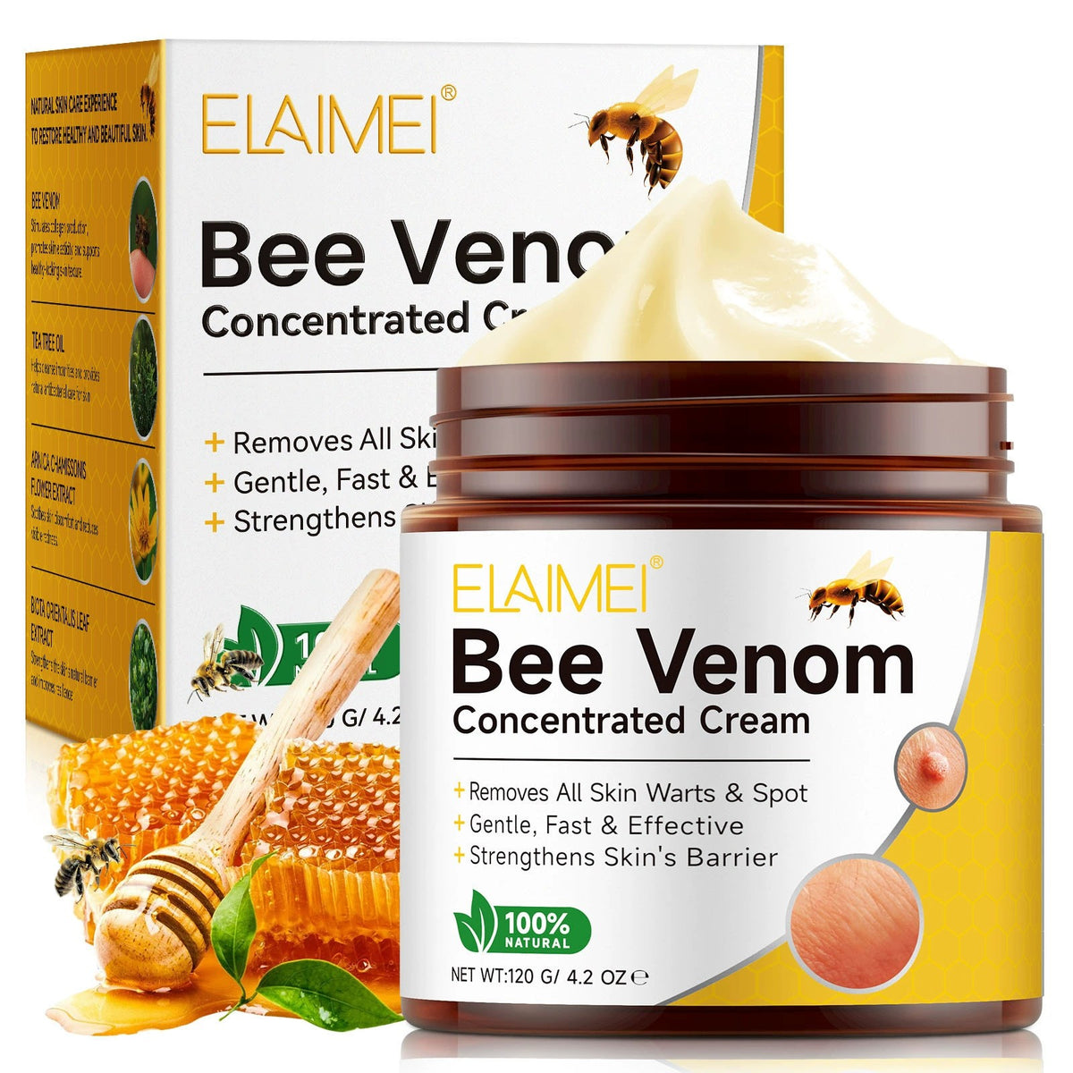 Bee Venom Comprehensive Skin Restoration Cream for Face & Body, Firms and Rejuvenates ﻿