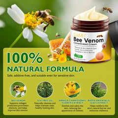 Bee Venom Comprehensive Skin Restoration Cream for Face & Body, Firms and Rejuvenates ﻿