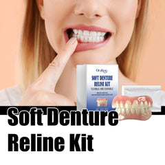 Soft Silicone Reline Denture Set Instant Teeth For Men And Women