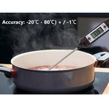 Digital Meat Thermometer LCD Food Thermometer Cooking Probe for Kitchen, Frying, Grilling, BBQ