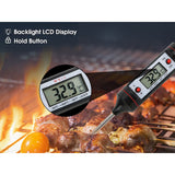 Digital Meat Thermometer LCD Food Thermometer Cooking Probe for Kitchen, Frying, Grilling, BBQ