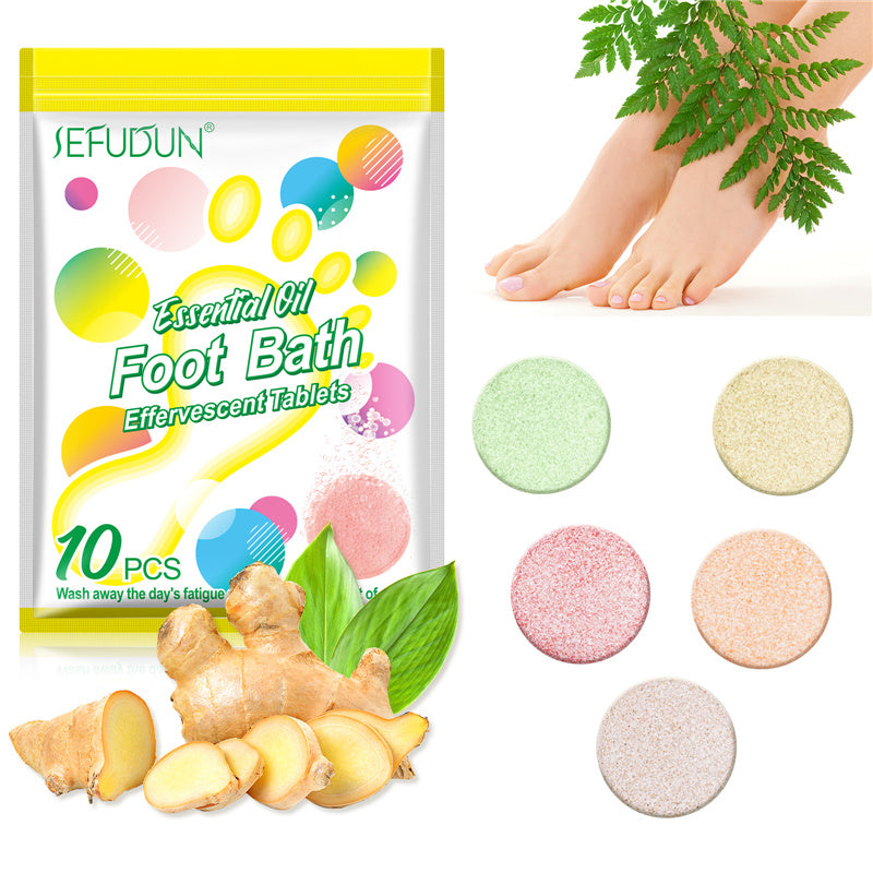 Essential Oil Foot Bath Effervescent Herbal Foot Soak Tablets