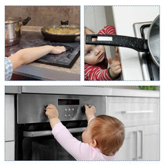 Gas Stove Locks Stove Knob Safety Locks Black For Home Use