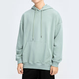 Unisex Oversized Hoodie Heavyweight Cotton Thick Plain Hooded Sweatshirt Jumper