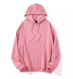 Unisex Lightweight Sports Hoodie Basic Plain Hooded Sweatshirt Jumper