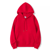 Unisex Lightweight Sports Hoodie Basic Plain Hooded Sweatshirt Jumper