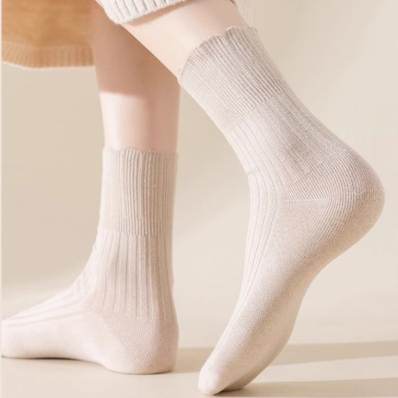 Women's Non-Binding Socks, Cotton Blend Comfortable Loose-Fit Elderly and Maternity Care Socks
