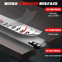 Self-Locking Measure Measuring Steel Tape Tool