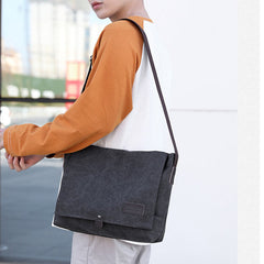 Men's Canvas Crossbody Shoulder Messenger Bags Man Cross Body Bag