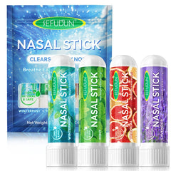 4X Nasal Stick Inhaler Mixed Nasal Stick Set Enhances Focus Breathing