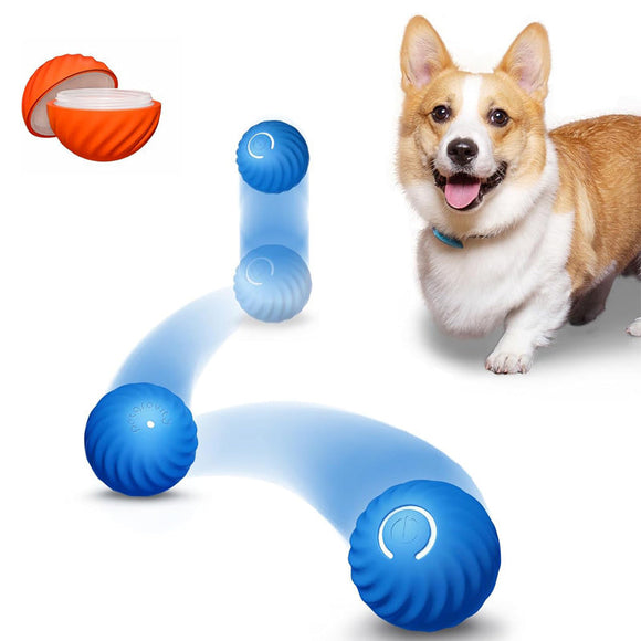 Smart Interactive Dog Toy LED Light Bouncing Active Rolling Ball